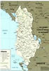 Albanian map